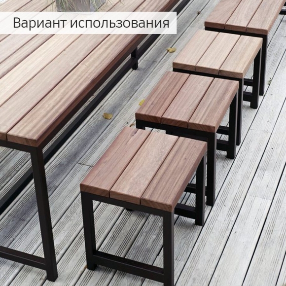 Скамейка для террасы