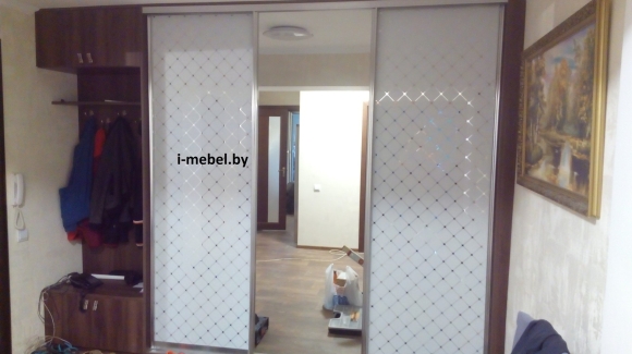 Фуджи белый зеркало шкаф