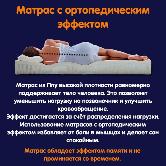 Матрас ППУ высокой плотности