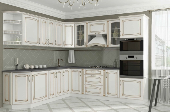 Кухня Ампир с патиной