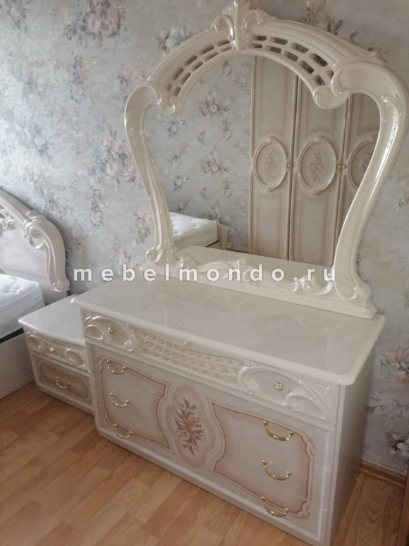 Спальня роза беж диа мебель