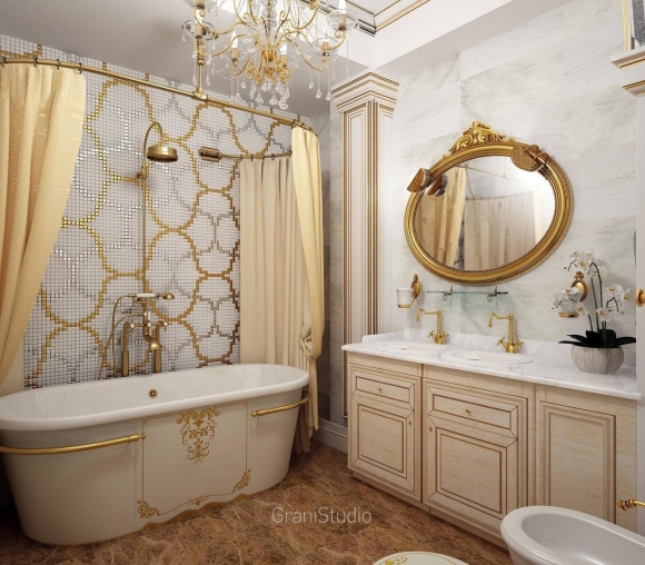Ванная комната в стиле Ампир
