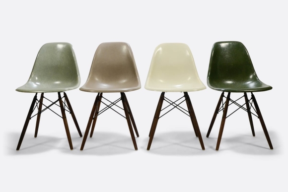 Стул Eames DSW Yellow
