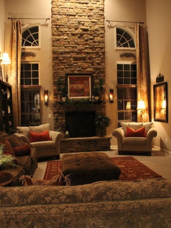 We hang these by the Fireplace