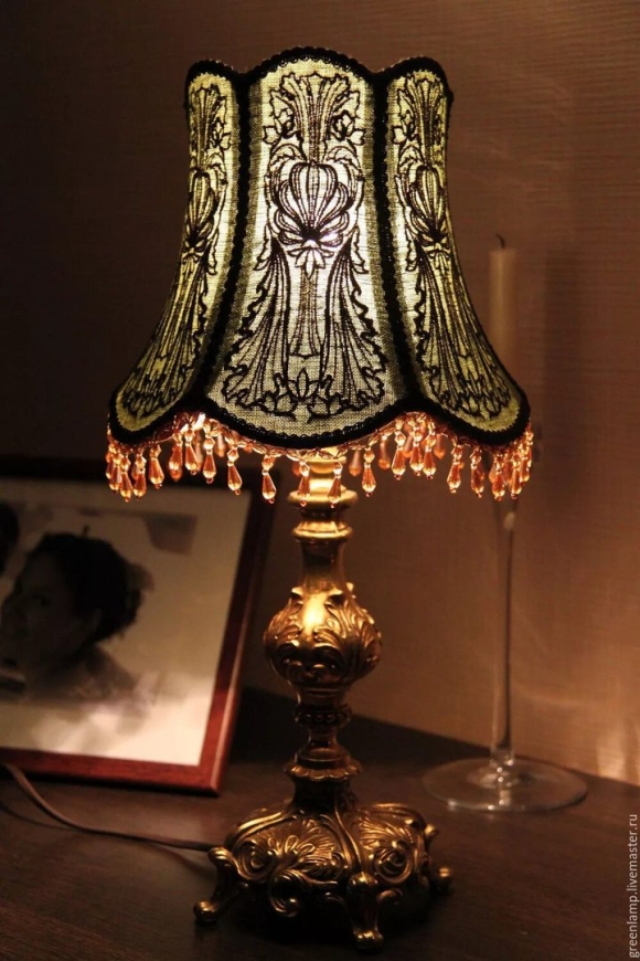 Настольная лампа Faberge античная бронза