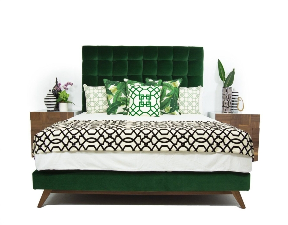 Кровать Клифтон Velvet Emerald