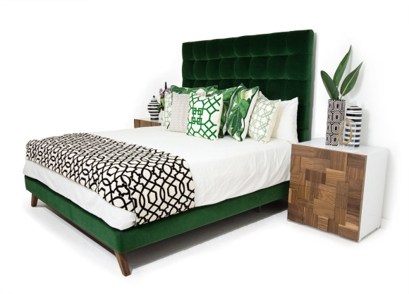 Кровать Клифтон Velvet Emerald