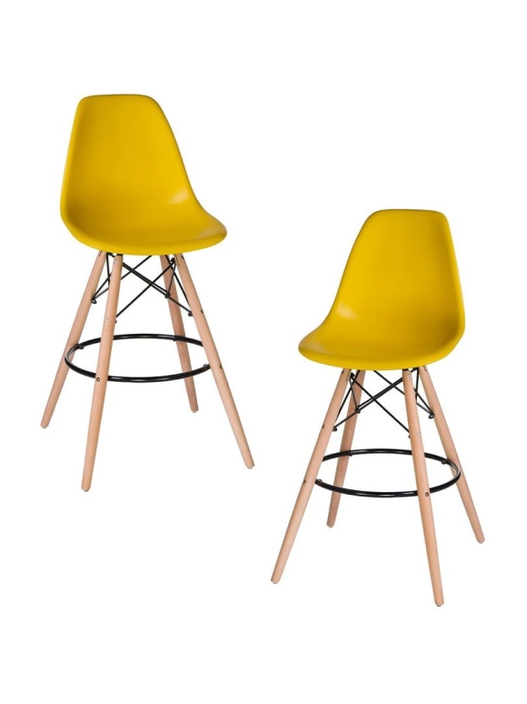 Стул Eames горчичный