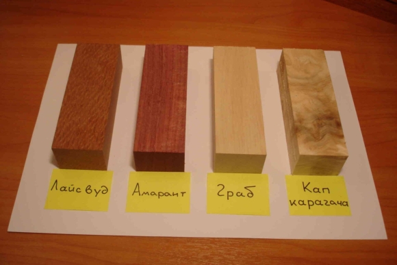 Древесина разных пород