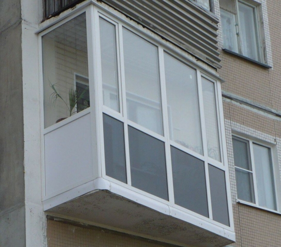 Металлопластиковый балкон