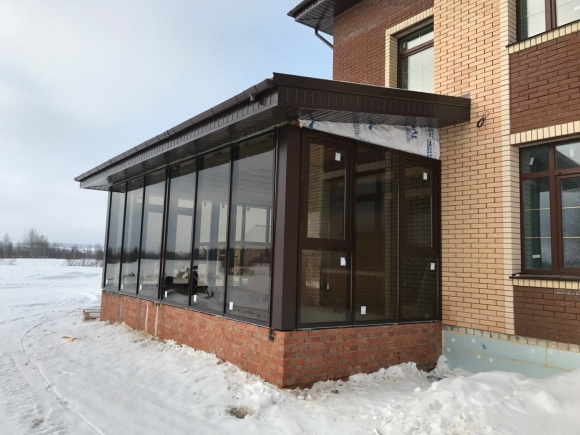 Рехау для террасы остекление