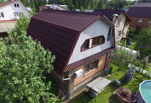 Черепица ондулин красный