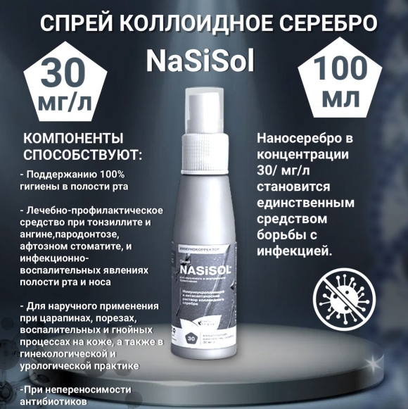 Насисол наносеребро