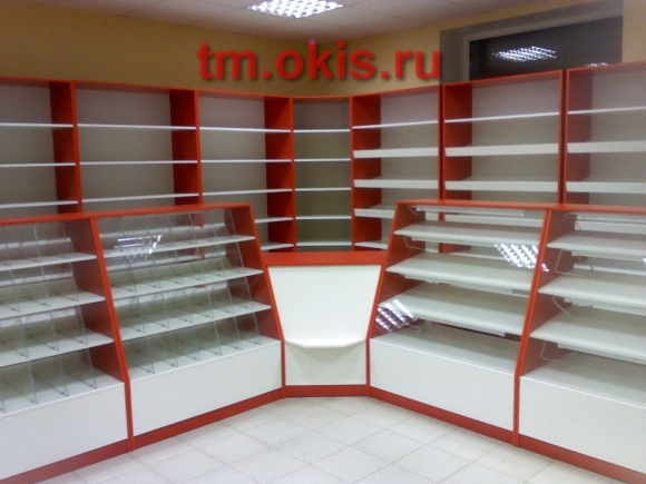 Полки витрины для магазинов