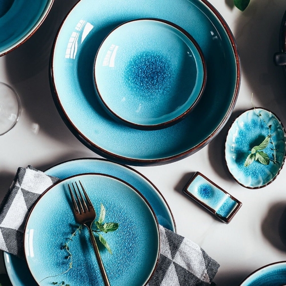 Тарелка homeclub Blue керамика
