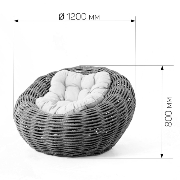 Плетеное кресло DECKWOOD Nest