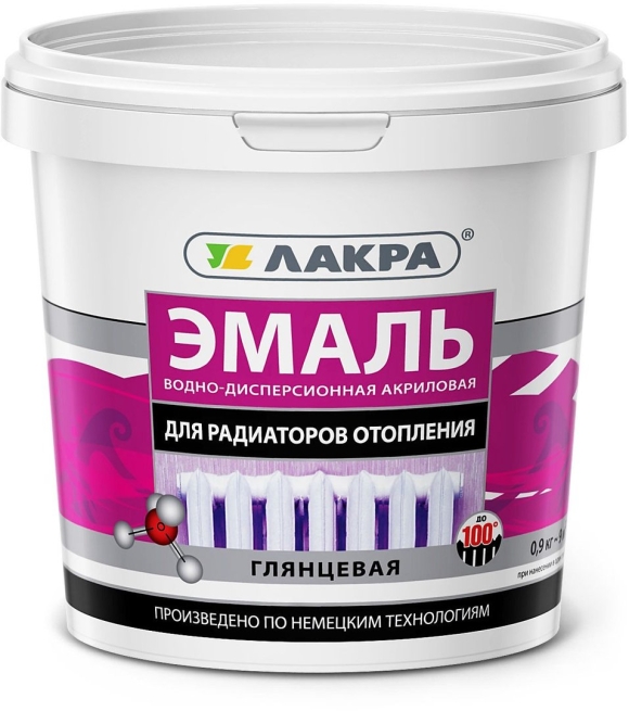Эмаль Лакра акриловая белая матовая