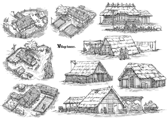 Medieval Dynasty планировка деревни