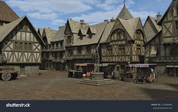 Medieval Town Square