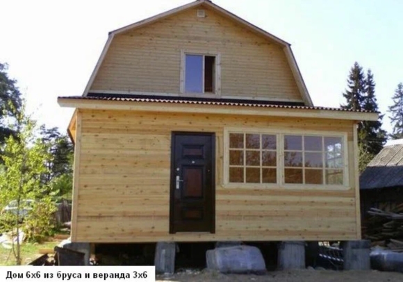 Пристройка веранды к дачному дому
