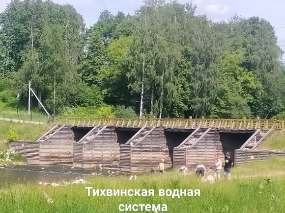 Тихвинская водная система карта