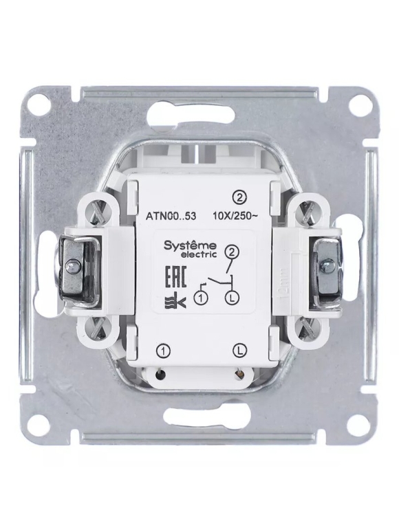 Выключатель Schneider Electric Glossa одноклавишный