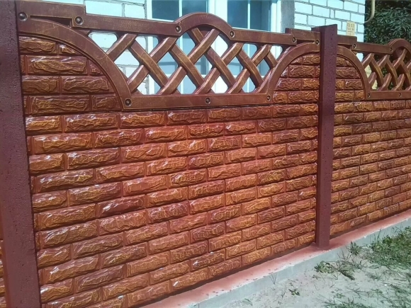 Покрасить бетонный забор