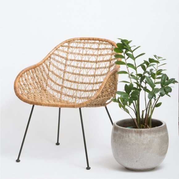 Полукресло Egg Chair ротанг