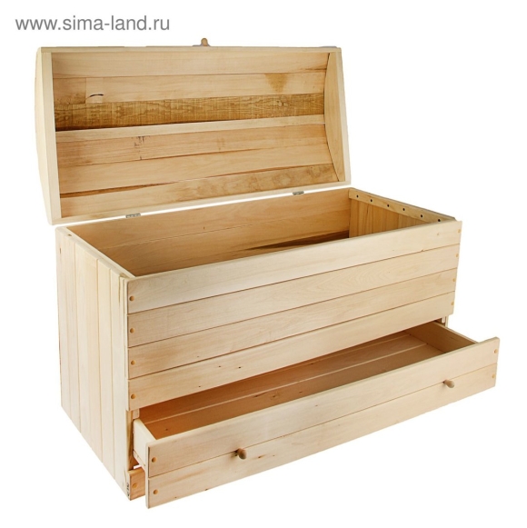 Сундук деревянный для бани