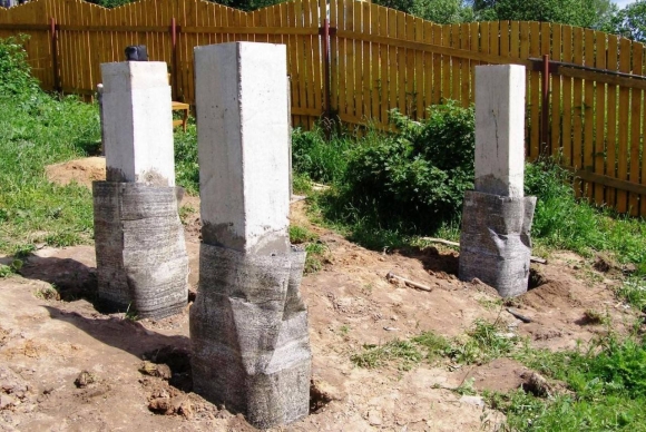 Бетонные столбики Палисад