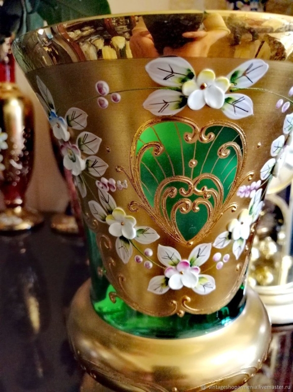 Зеленая лепка Богемия смальта