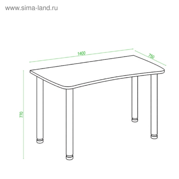 Письменный стол Merdes Домино Lite