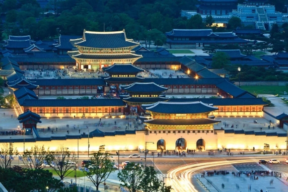 Дворец Gyeongbokgung Южная Корея