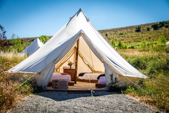 Camping Tent by the Lake