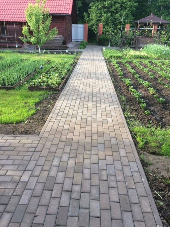 Дорожки из брусчатки