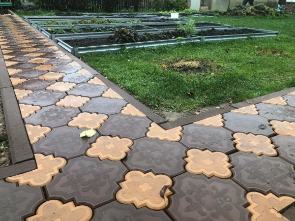 Тропинка из брусчатки Клевер Краковский