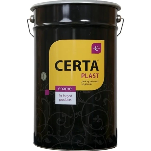 Кузнечная декоративная антикоррозионная краска certa Plast графит темный