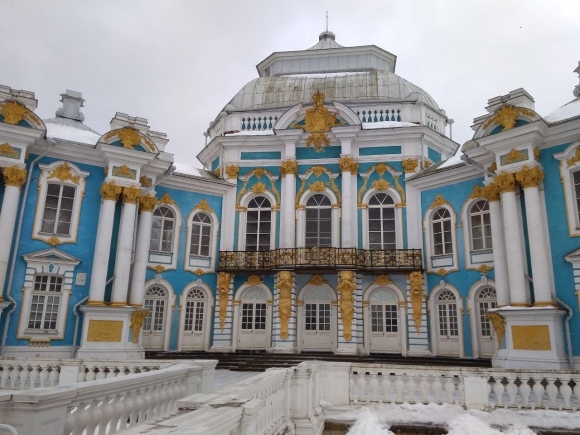 Церковь Екатерининского дворца в Пушкине