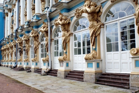 Атлант скульптура Екатерининский дворец