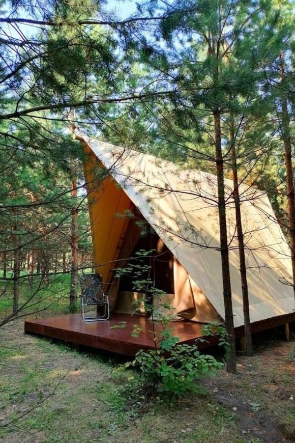 Глэмпинг холмы Ульяновск