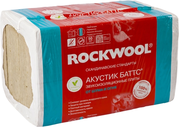 Каменная вата Rockwool Акустик Баттс