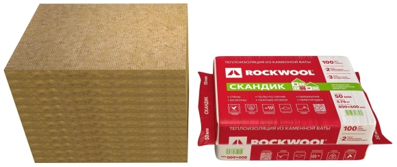 Каменная вата Rockwool