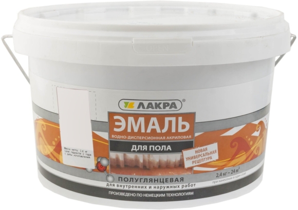 Лакра эмаль водно дисперсионная акриловая полуглянцевая