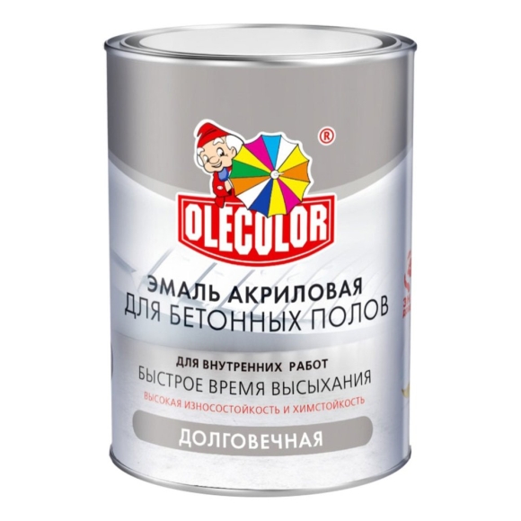 Эмаль акриловая для пола Olecolor