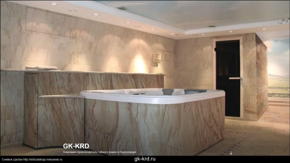 Гибкий камень в интерьере