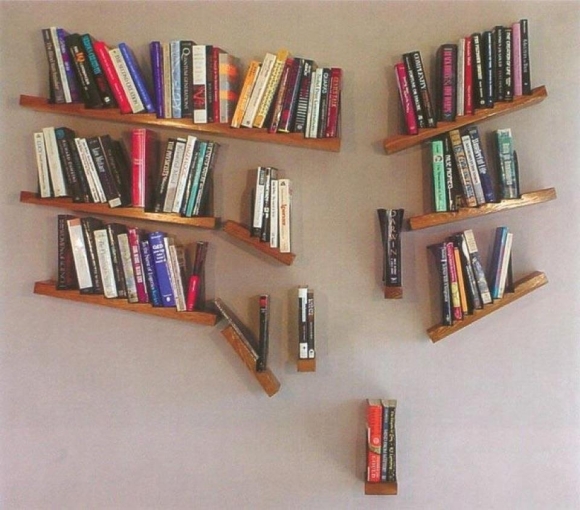 Креативные книжные полки