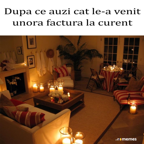 Комната со свечами