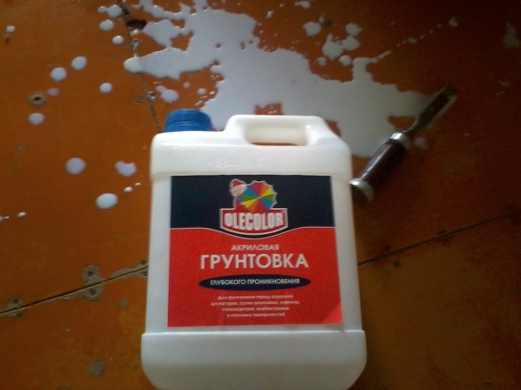 Грунтовка поверхности