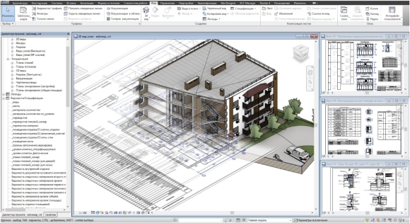 Revit чертежи архитектура
