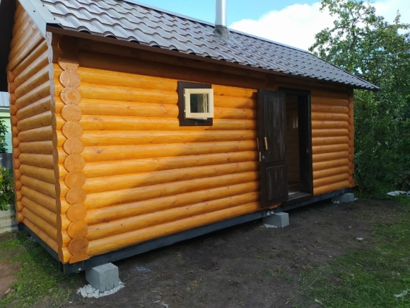 Баня из блокхауса